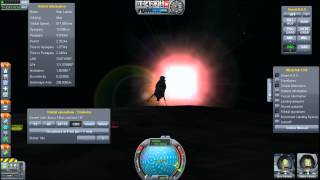 Rescuing An Astronaut In Munar Orbit  Kerbal Space Program [upl. by Eedrahc]