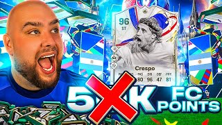 50K FC Points Doesnt Decide My Team w 96 COPA ICON CRESPO [upl. by Aicatsan233]