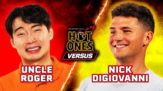 Uncle Roger vs Nick DiGiovanni  Hot Ones Versus [upl. by Nuahsyar]