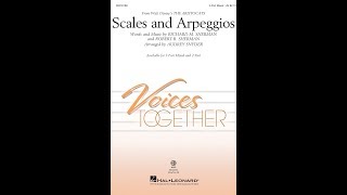 Scales and Arpeggios 3Part Mixed Choir  Arranged by Audrey Snyder [upl. by Lenzi]