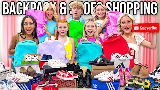 BACKPACK and SHOES SHOPPiNG for 9 KiDS  WHICH ONES  BACK TO SCHOOL 2024 [upl. by Aicemak]