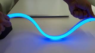 Dotless RGB color LED strip with sidebend [upl. by Eelyk]