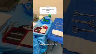 Portacath back table and mayo set up operatingroom surgery [upl. by Konstance168]