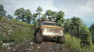 SnowRunner  Ford F750 Road Ranger Scout [upl. by Desdamonna]