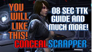 SWTOR 702 PvP Concealment amp Scrapper 08 Sec TTK Guide AND bonus rotations [upl. by Atiken]