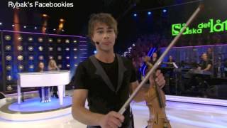 Alexander Rybak  Fattig bonddräng  quotSå ska det låtaquot 09022014 [upl. by Aneehsal]