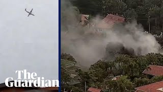 Plane goes into a spiral descent before crashing in Brazil [upl. by Mallissa]