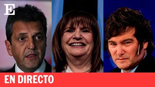 ARGENTINA  Debate entre los candidatos a la presidencia en directo  EL PAÍS [upl. by Radferd]