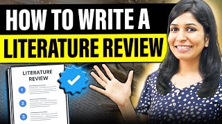 How to write a Literature Review  With AI TOOLS 🔥  Stepbystep explained [upl. by Alaunnoif]