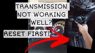 HOW TO RESET AUTOMATIC TRANSMISSION FORD TRANSMISSION IS NOT ENGAGING WELL [upl. by Icram]