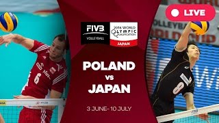 Poland v Japan  2016 Mens World Olympic Qualification Tournament [upl. by Graubert]