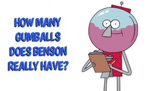 Regular Show Theory How Many Gumballs Does Benson Really Have [upl. by Onirotciv904]