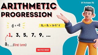 Arithmetic Progression Explained  nth term of AP  common difference  Formulas [upl. by Lorak187]