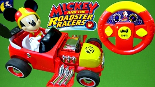 RC Mickey and the Roadster Racers Toys Transforming Roadster Racer Radio Remote Control Race Car Toy [upl. by Ultima]