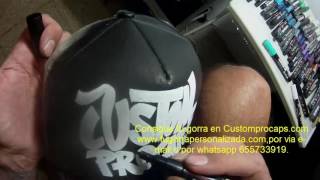 Como personalizar tu gorra  graffiti  Customprocaps [upl. by Jc]