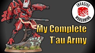 10000 Points of Tau Empire Warhammer 40k [upl. by Averil]