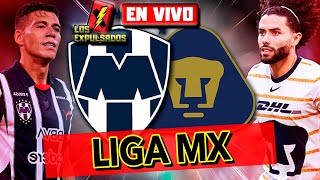 🔴 MONTERREY vs PUMAS  RELATO EMOCIONANTE 🎙️ EN VIVO  LIGA MX 2024  Los Expulsados [upl. by Assenna668]