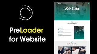 How To Make Website Preloader Using HTML CSS JS  Page Loading Website Loading Animation [upl. by Barnaba322]