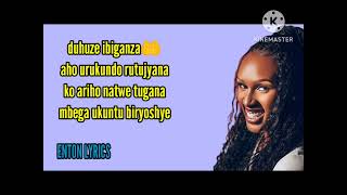 BWIZA  AHAZAZA Official lyrics [upl. by Anihpled]