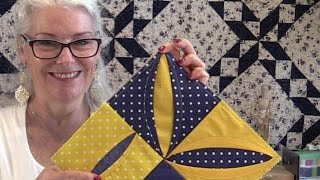 How to Make a Folded Quilt Block [upl. by Brosy587]