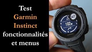 Test Garmin Instinct  montre GPS rando et trail [upl. by Altaf]