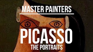 Pablo Picasso 18811973  The Portraits  A collection of paintings 4K Ultra HD [upl. by Ayamahs]