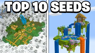 Top 10 BEST Seeds For 118 Minecraft Bedrock Edition  Java [upl. by Brodeur]