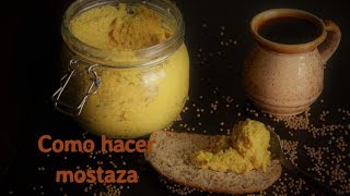 COMO HACER MOSTAZA CASERA [upl. by Netfa693]