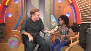 Riele Downs BTS  Nickelodeons Henry Danger  AfterBuzz TV [upl. by Ahsenwahs]