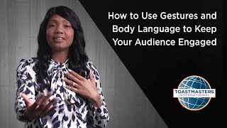 How to Use Gestures and Body Language to Keep Your Audience Engaged [upl. by Arbma787]