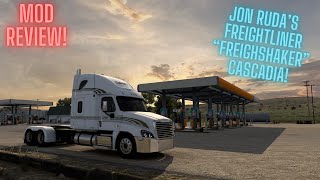 Mod Review  Freightliner Cascadia  Jon Ruda  American Truck Simulator [upl. by Hackett]