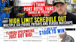 HIGH LIMIT HITLIST Schedule released  60 dates amp 6figure paydays BUT  What about Port Royal [upl. by Nafri741]