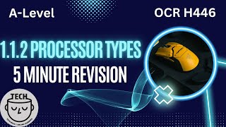 OCR ALevel Computer Science Types of Processor Explained in 5 Minutes  H446 Revision [upl. by Licko]