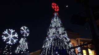 Wiregrass Mall Christmas Lights Show Wesley Chapel FL 33 [upl. by Nosyaj360]