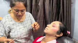 PART2 Bengali Bridal Makeup Kese Kare  Mekap Video  makeup tutorial for wedding [upl. by Kearney729]