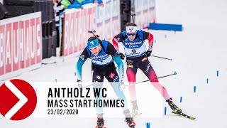 MASS START HOMMES  ANTHOLZ WC 2020 [upl. by Blackington]