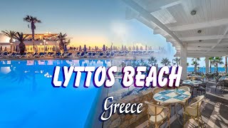 Lyttos Beach Hotel Crete amp Aquarium A FamilyFriendly Resort with an Exciting Water Park [upl. by Aynos]