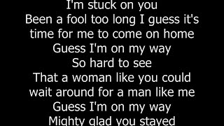 Lionel Richie  Stuck On You Lyrics [upl. by Hgielar623]