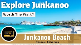 Junkanoo Beach  What To Expect  Free Beach  Nassau Bahamas  Free Day At Port  Review and Tour [upl. by Attenwahs110]