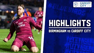 HIGHLIGHTS  BIRMINGHAM CITY vs CARDIFF CITY [upl. by Ettolrahc]