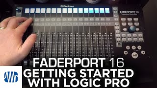 Presonus–Getting Started with FaderPort 16 and Logic Pro [upl. by Chang]