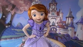 Meeting Sofia the First at Disneys Hollywood Studios w Disney Junior Background Walt Disney World [upl. by Eadie]