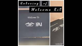 First American welcome Kit 2022  unboxing FAI welcome Kit welcomekit tcs wipro [upl. by Aleak]