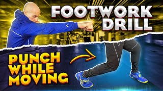 Boxing Footwork Synchronize Your Punching and Footwork with this Drill [upl. by Trebliw]