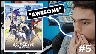 Gamer and Pianist Reacts to La Signora Battle Theme from Genshin Impact OST [upl. by Idnac]