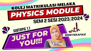 SP025 SUBTOPIC 11 PART 2  Coulombs Law  Matriculation Physics Sem 2 2324 [upl. by Akema]