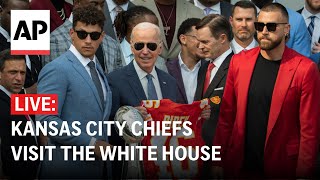 LIVE Kansas City Chiefs visit the White House [upl. by Venice]