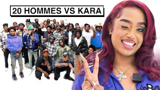 20 HOMMES VS 1 INFLUENCEUR  KARA DE FRENCHIE SHORE [upl. by Eednus]