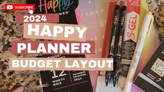 NEW 2024 Happy Planner Budget Happy Planner Review budget planner [upl. by Kcirdez]