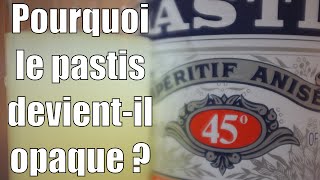 Pourquoi le pastis devientil opaque quand on lallonge [upl. by Eelinnej996]